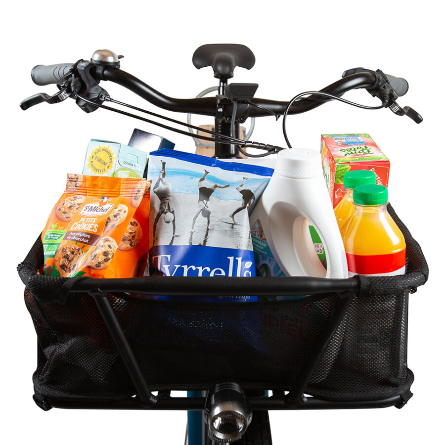 Yuba Bikes Add Ons Bread Basket Full Focus Top View
