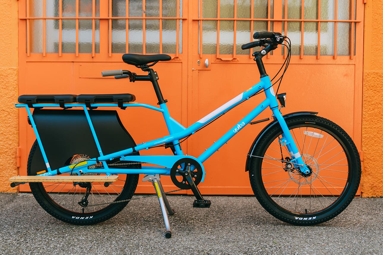 yuba bikes kombi blue