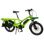 YUBA_Cargo_Bikes_Fastrack_Front_View_Green_DRS_Compact_Studio